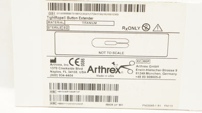 Arthrex AR-1589RT TightRope Button Extender 5 x 20mm